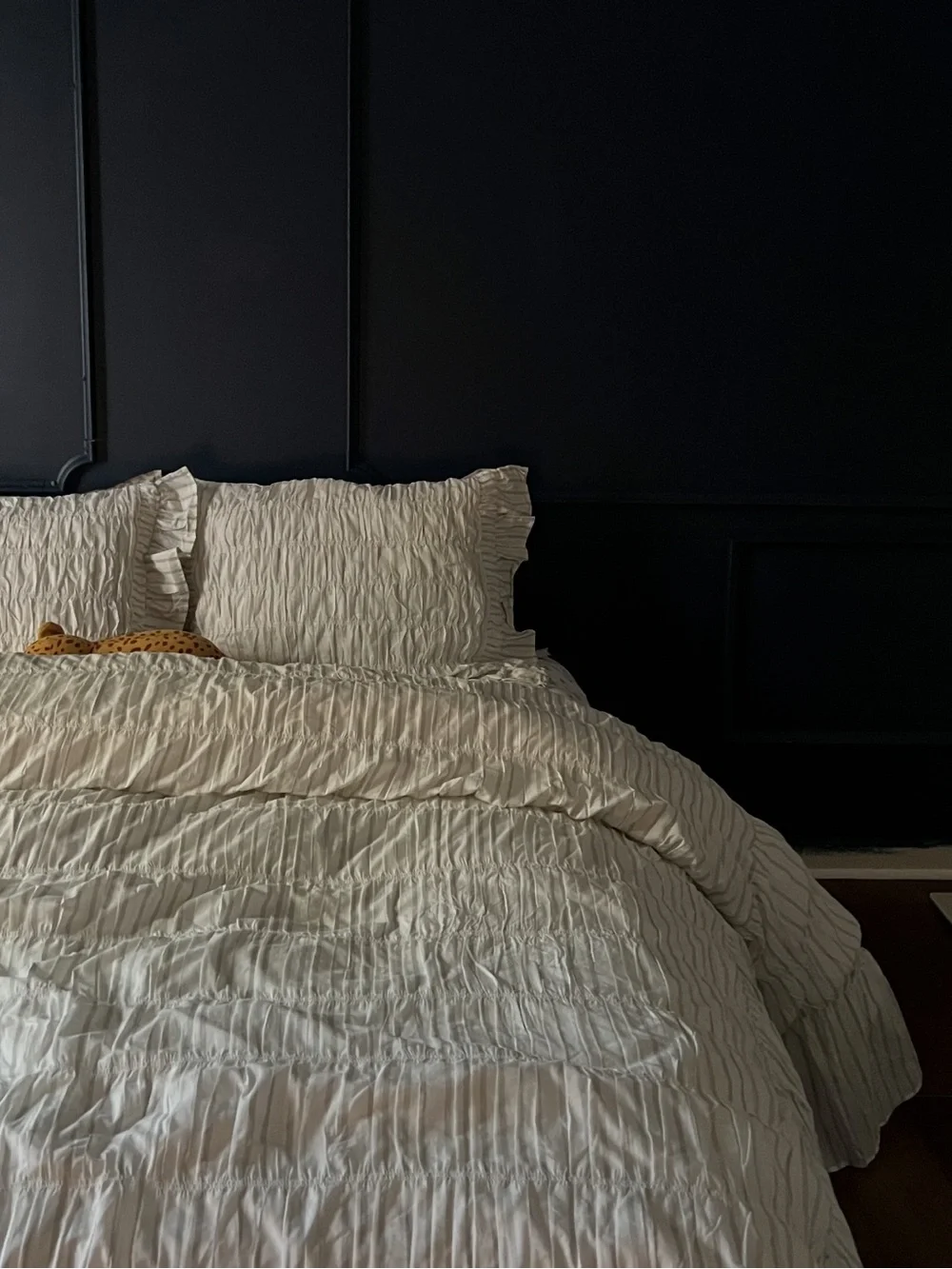 Anthropologie - Betsy Cotton Ruffle Stripe Duvet Cover and Shams